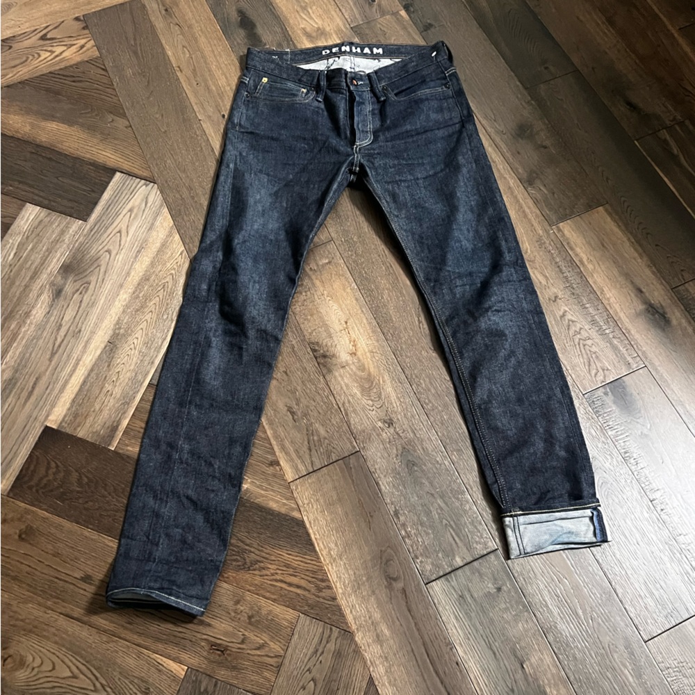 Denham men’s Bolt skinny fit Dark Blue Jeans
